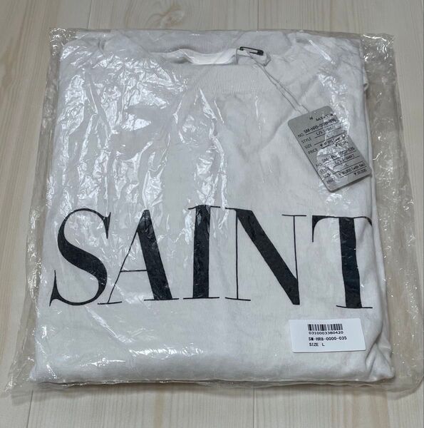【新品】Lサイズ SAINT MICHAEL セントマイケル Saint logo LS tee ロゴ ロンT