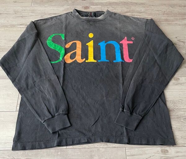 【特価】Lサイズ SAINT MICHAEL Colorful Saint Long Sleeve Tee カラフル ロンT