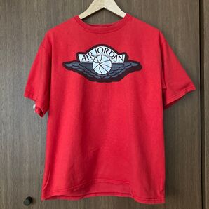 USA古着 Air Jordan ジョーダン ウィングロゴ Tシャツ レッド XL