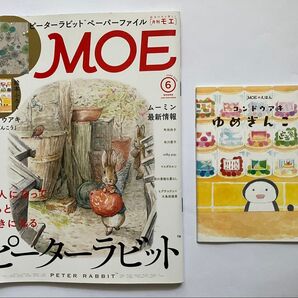 ◆MOE 2020年6月号 ピーターラビット◆絵本ふろく コンドウアキ「ゆめぎんこう」◆