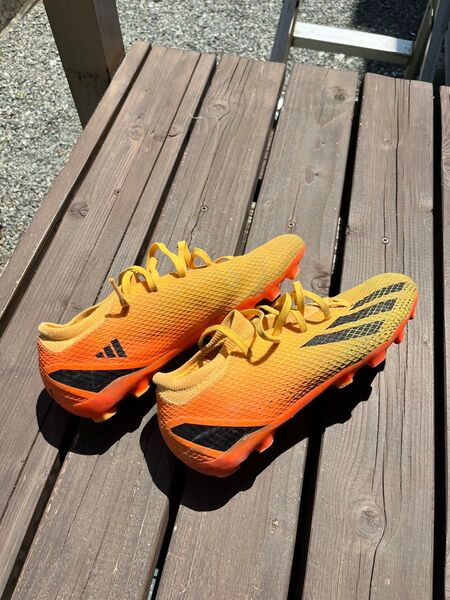 adidas★サッカー スパイク★ 25.5cm オレンジ
