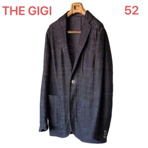 THE GIGI ネイビー ジャケット/幾何学シャドー/サイズ52