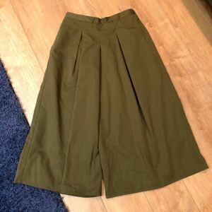  prompt decision * gaucho pants wide pants khaki size L