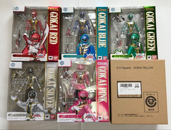 新品未開封 S H Figuarts フィギュアーツ 海賊戦隊ゴーカイジャー 13点フルセット