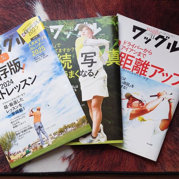 ■Waggle(ワッグル) 2024年11.12.2025年1月号 (実業之日本社)3冊セット!