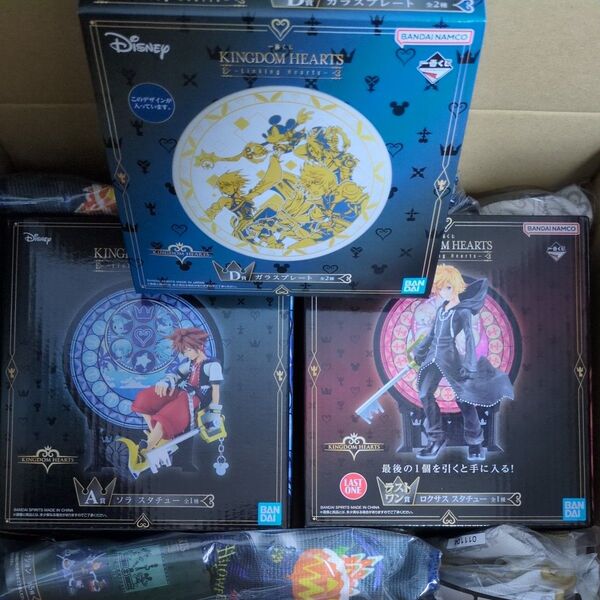 一番くじ KINGDOM HEARTS -Linking Hearts- ラストワン、A賞、D賞 セット