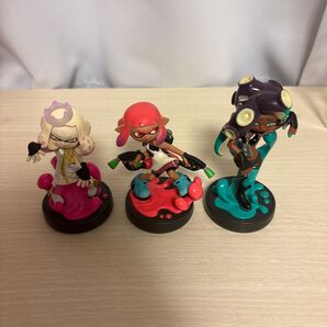 スプラトゥーン amiibo 3個セット テンタクルズ、ヒメ、イイダ、イカ