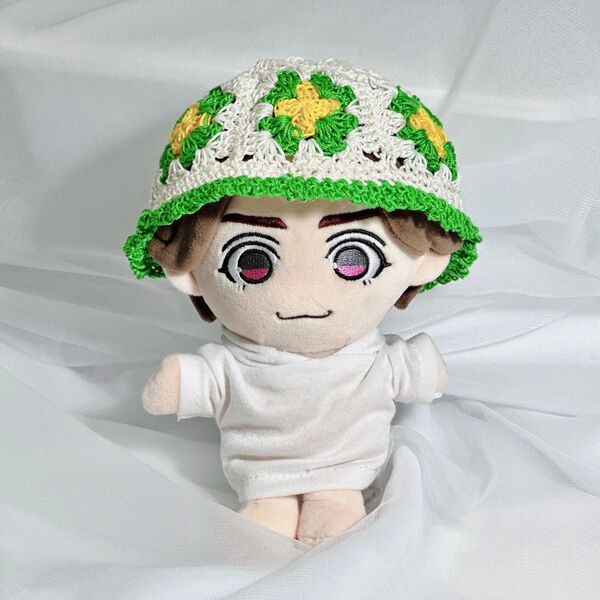 ちびぬい フラワーキャップ グリーン ちびスト ヲタ活 メンカラ