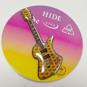hide 60th ピンズカプセル ギターコレクション イエローハート