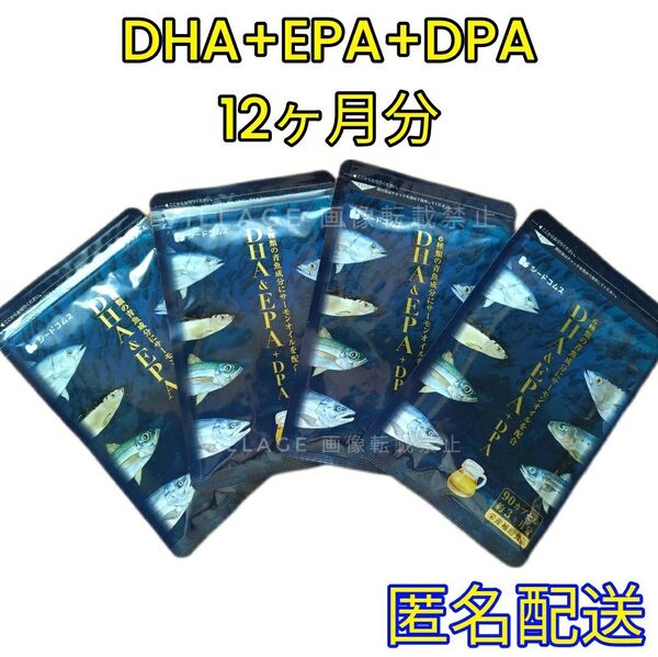 【DHA+EPA+DPA サプリメント シードコムス 12ヶ月分】