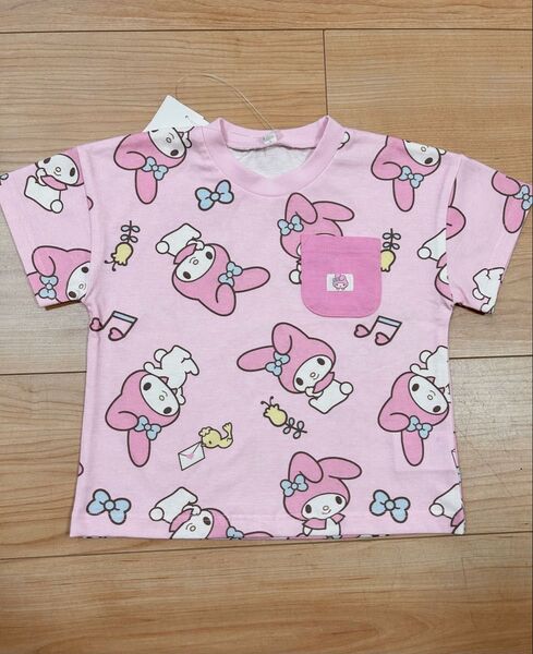 新品☆ しまむら マイメロ 半袖Tシャツ 90
