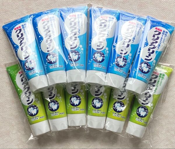 クリアクリーン 歯磨き粉 薬用クリアクリーン ナチュラルミント 6本 エクストラクール 6本