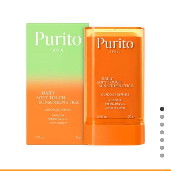 Purito デイリーソフトタッチサンスクリーン スティック SPF50+ PA++++ 日焼け止め