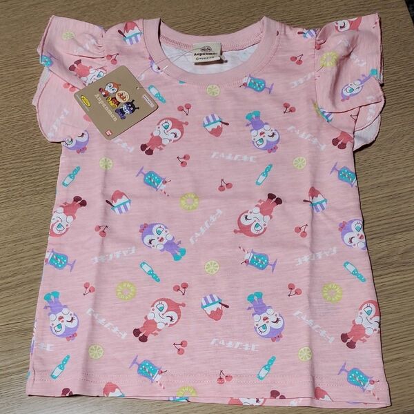 アンパンマン ドキンちゃんコキンちゃんプリントTシャツ100cm