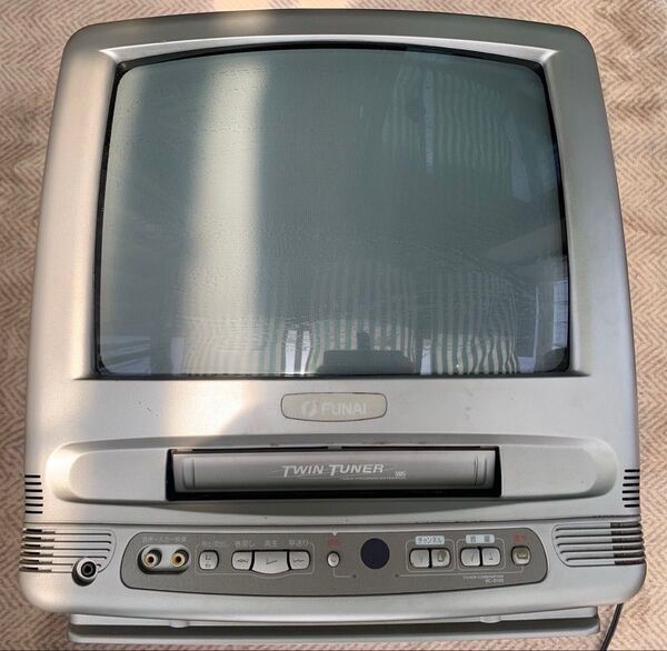 FUNAI TWIN TUNER ブラウン管テレビ VC-D140 2000年製 ジャンク品