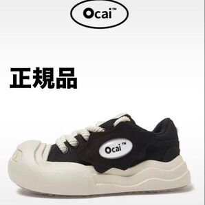 新品最安値 Ocai smile 厚底 スニーカー 複数サイズ有 スニーカー ブラックホワイト