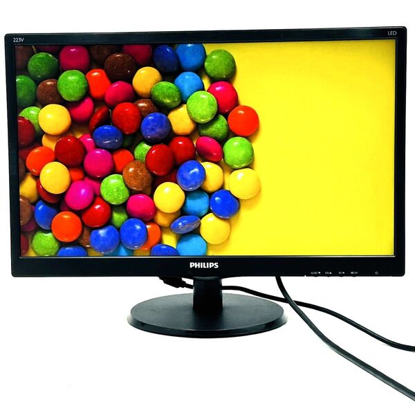 【PCモニター】PHILIPS 21.5型 223V5LHSB/11 スピーカー内臓 梱包丁寧 当日発送