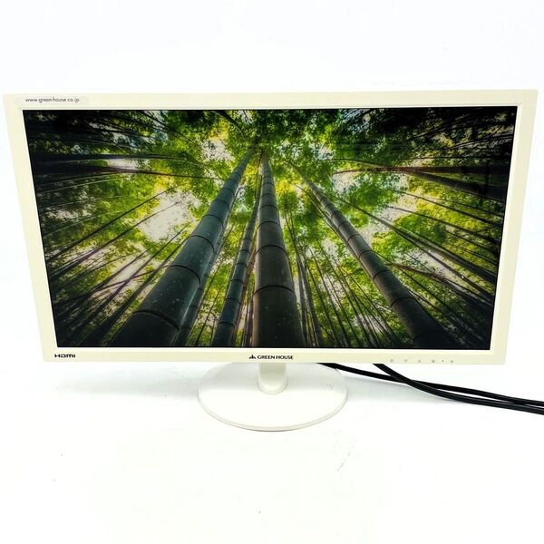 【PCモニター】GREENHOUSE 21.5型 GH-LCW22C-WH-9H スピーカー内臓 梱包丁寧 当日発送