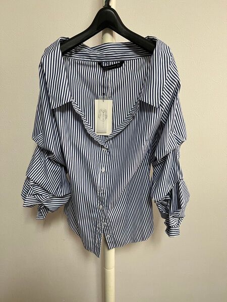 ZARA トップス ブラウス ストライプ