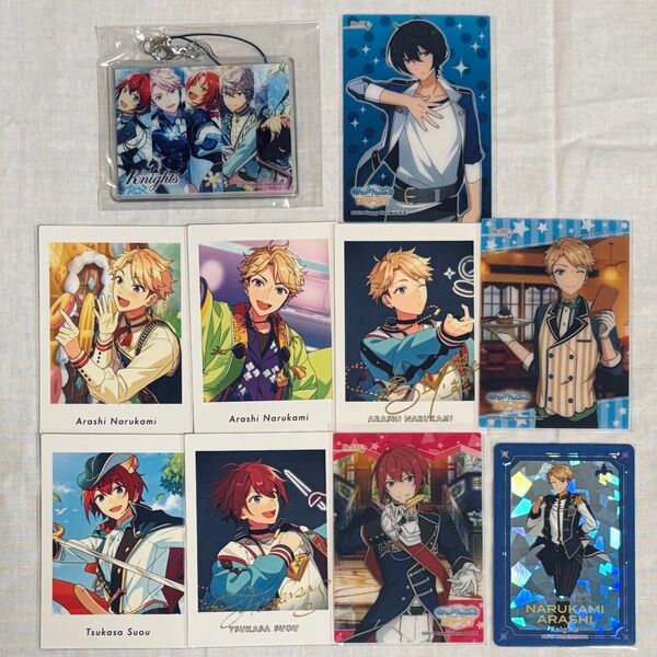 Knights まとめ売りストラップ カード 朔間凛月 鳴上嵐 朱桜司 あんスタ あんさんぶるスターズ ぱしゃっつ