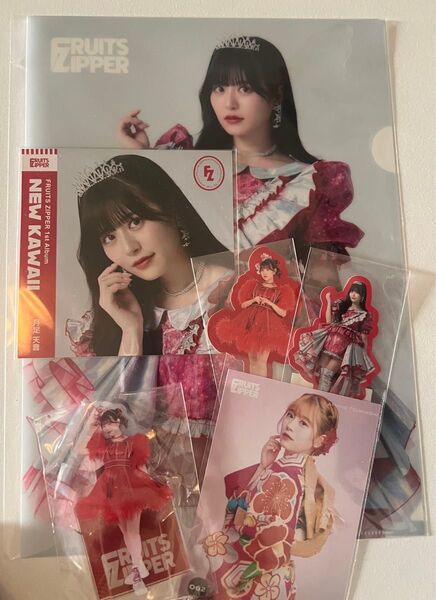FRUITSZIPPER 月足天音 ラッフル&生写真セット (アクスタ有)