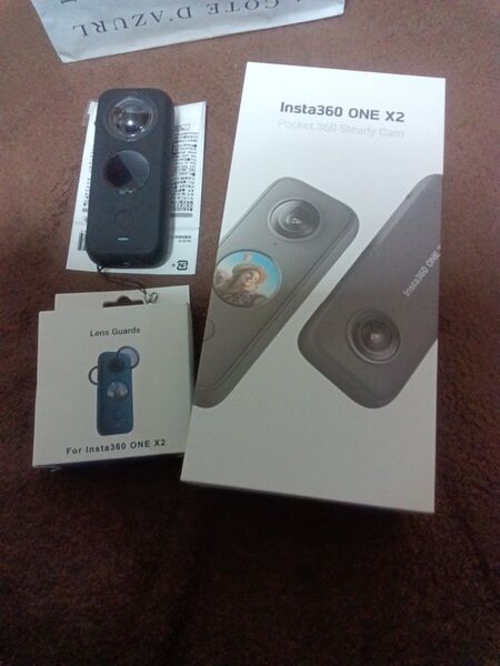 Insta360 ONE X2 アクションカメラ カメラガードフィルム付き 新品同様品