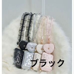ロゼミューズ ロゼミュ Organ frill mini shoulder
