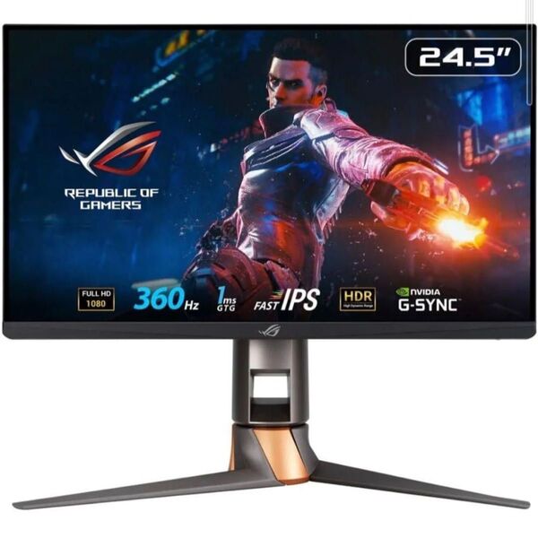 ROG IPS 360hz ゲーミングモニター モニターアーム付き