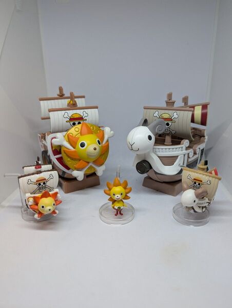 『ONE PIECE』ワンピース 麦わらの一味 海賊船 ゴーイング・メリー号 サウザンド・サニー号 +サニー君!