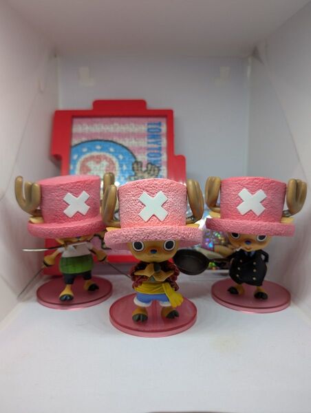 『ONE PIECE』ワンピース チョッパー「目指せ海賊」ルフィ ゾロ サンジ フィギュア&チョッパーパズル + オマケ付