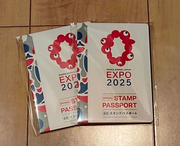 大阪関西万博 公式スタンプパスポート 2冊 EXPO2025 ミャクミャク スタンプ帳