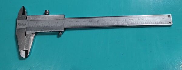 中古 ミツトヨ ノギス 傷有 15㎝