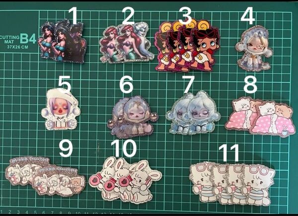 グリッター アクリル パーツ