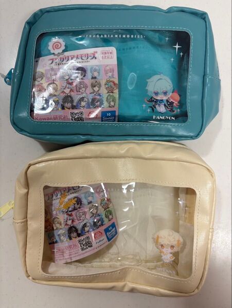 新品 フラガリアメモリーズ 窓付きポーチ ミュンナ、HANGYON 2個
