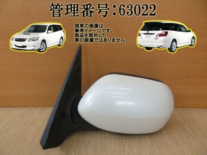 H22 Exiga YA5 37J/ white / white left door mirror / left side mirror / left mirror / passenger's seat side mirror 