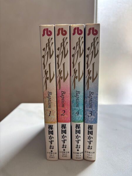 楳図かずお 洗礼 1〜4巻セット 文庫本