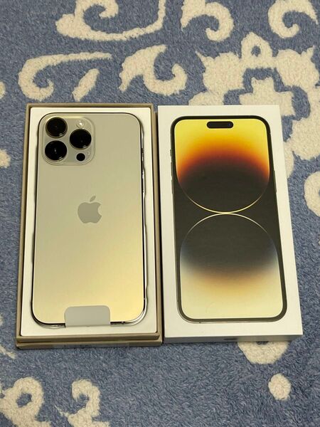 新品交換品 Iphone 14 Pro Max 128Gb ゴールド SIM フリー