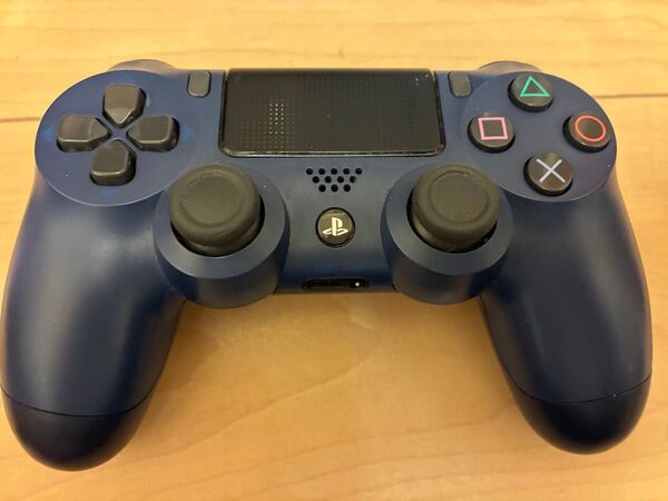 動作良好 美品 PS4 DUALSHOCK4 ミッドナイト・ブルー デュアルショック4 プレイステーション4