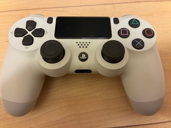 動作良好 概ね美品 PS4 ワイヤレスコントローラー SONY デュアルショック4 ホワイト DUALSHOCK