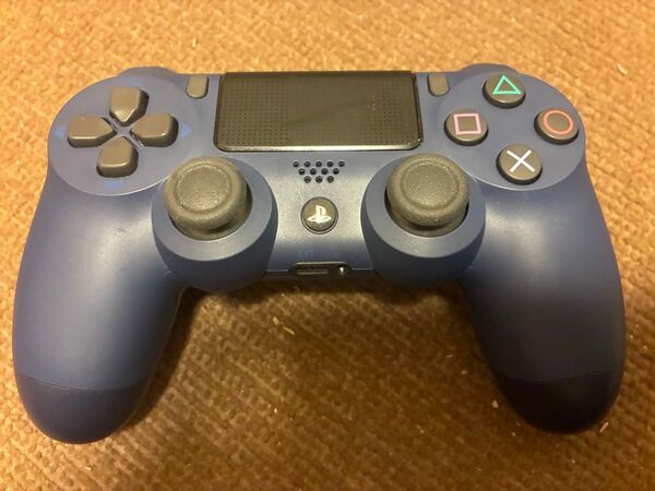 動作良好 美品 PS4 DUALSHOCK4 ミッドナイト・ブルー デュアルショック4 プレイステーション4