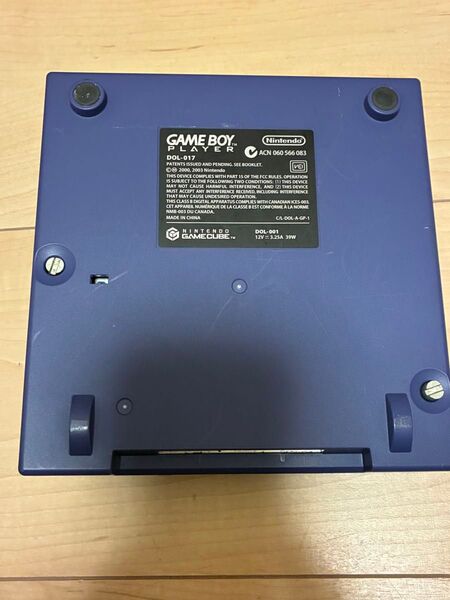 任天堂 ゲームキューブ ゲームボーイプレーヤー バイオレット DOL-017 GAME CUBE 未検品 GC 動作未確認