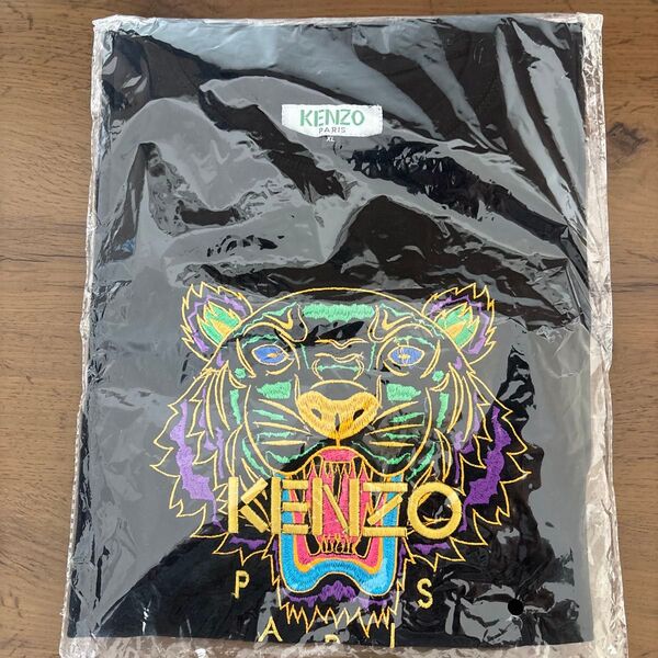 KENZO タイガー刺繍Tシャツ XL ブラック 未使用