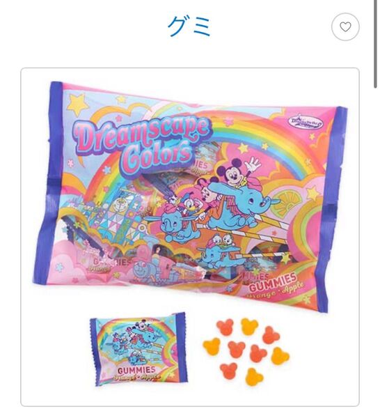 東京 ディズニー リゾート グミ オレンジ味 & アップル味 新商品