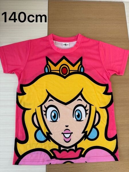 未使用 USJ スーパーマリオ ピーチ姫 Tシャツ 女の子 半袖 140cm