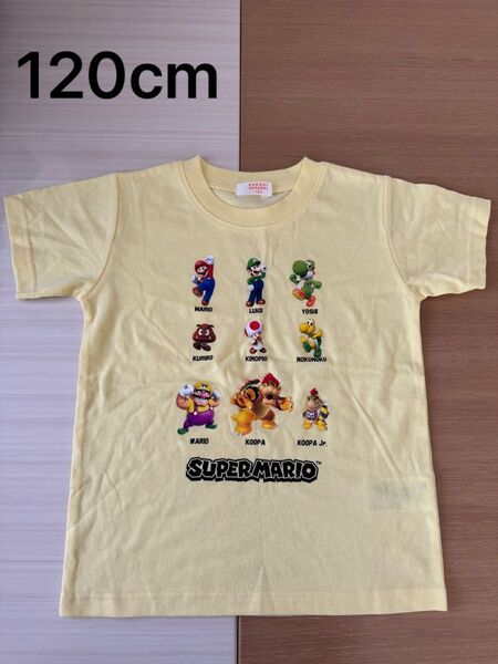 未使用 任天堂スーパーマリオ Tシャツ 半袖 男の子 Tシャツ 120cm