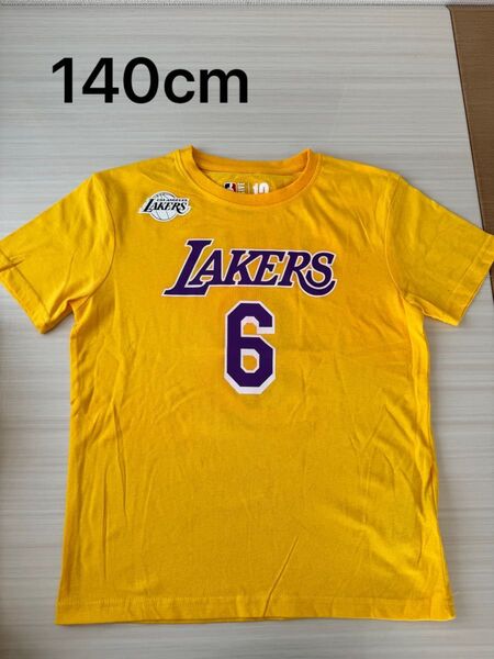 NBA Tシャツ LAKERS レイカーズ 半袖Tシャツ バスケ 140cm