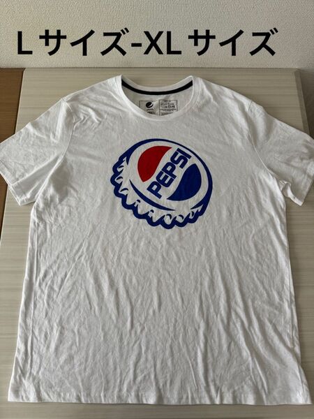 未使用 PEPSI ペプシコーラ リンガー Tシャツ メンズ 半袖 LサイズLL
