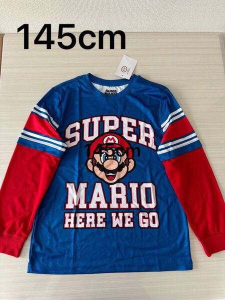 任天堂スーパーマリオ ドライ 長袖Tシャツ メッシュ T 140cm150cm