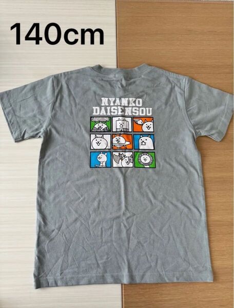 未使用 にゃんこ大戦争 Tシャツ 任天堂 男の子 半袖Tシャツ 140cm