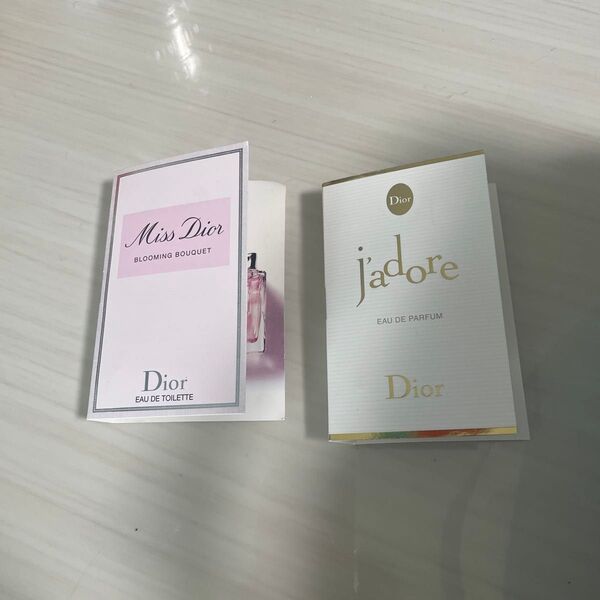 Dior 香水 サンプル 2点セット プラスおまけ Miss Dior 、J'adore、